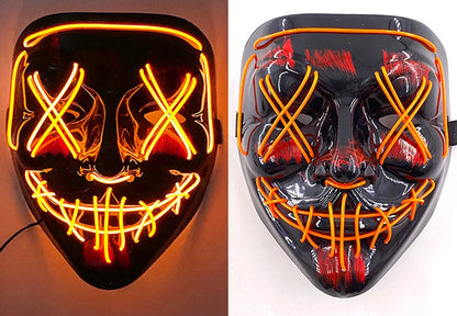 Masque LED sans fil Halloween