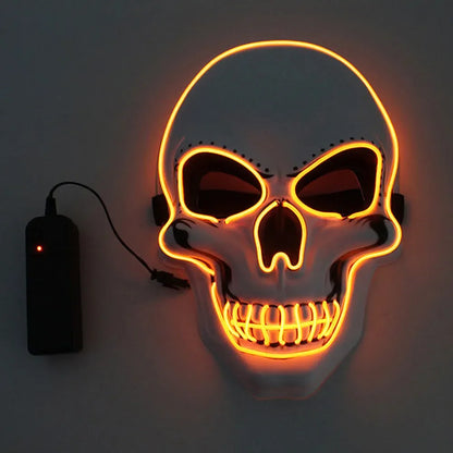 Masque de crâne LED