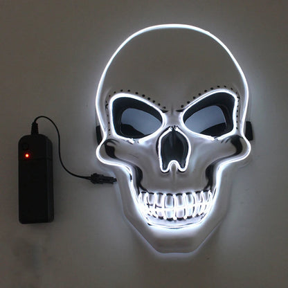 Masque de crâne LED
