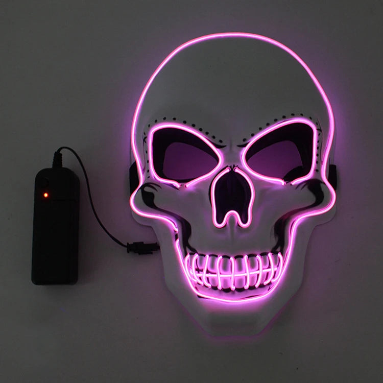Masque de crâne LED
