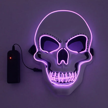 Masque de crâne LED
