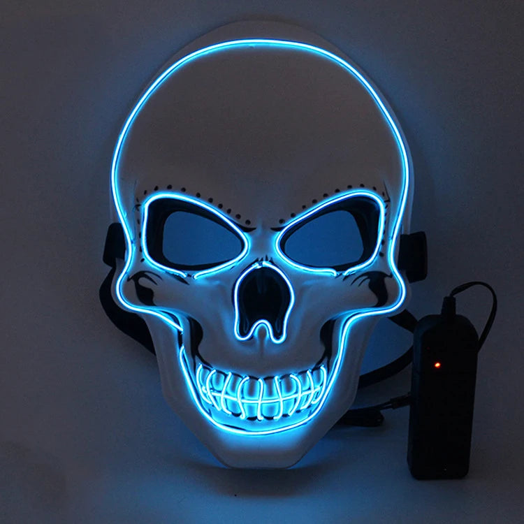 Masque de crâne LED